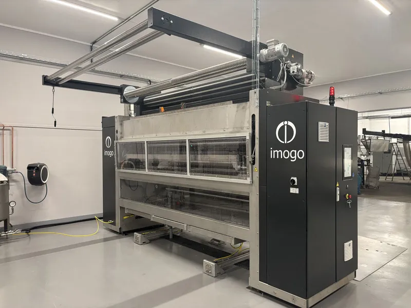 The Dye-Max system at imogo’s new showroom in Sweden.