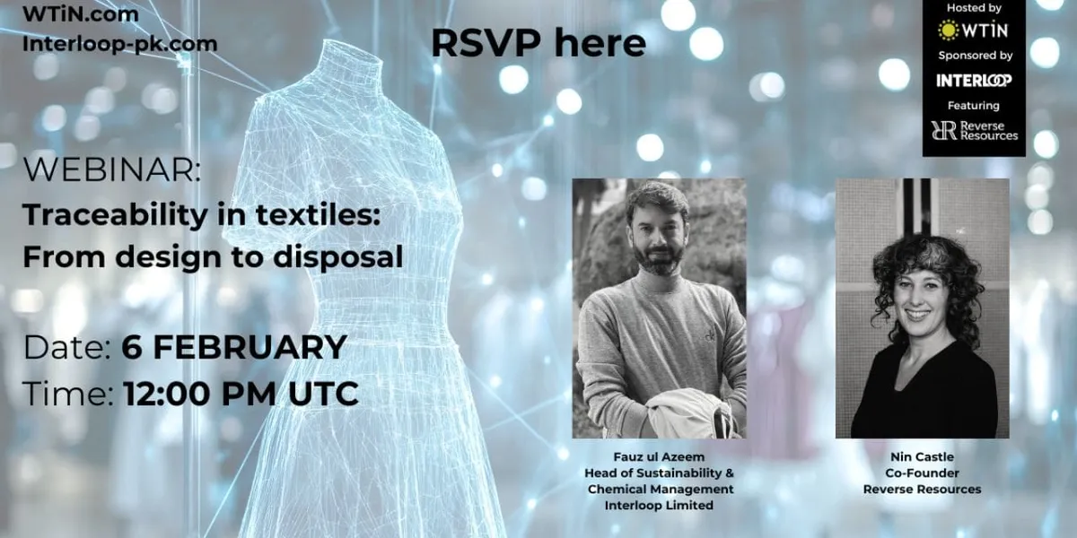 WEBINAR: Traceability in textiles: From design to disposal